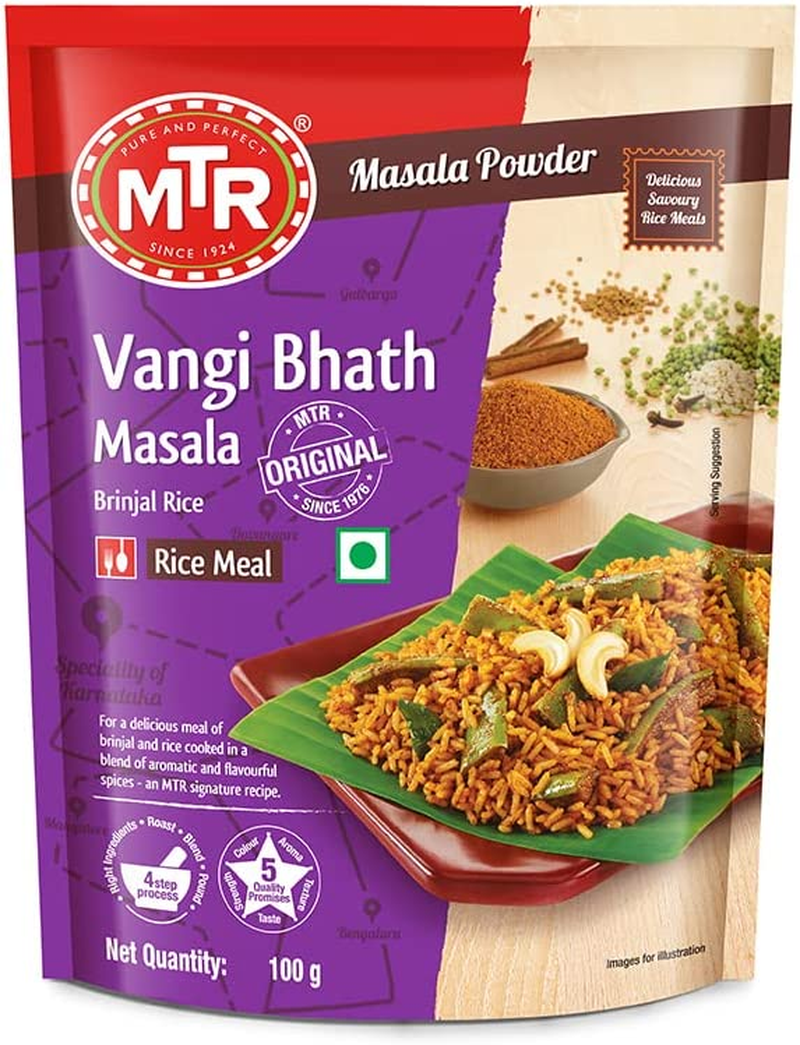 MTR Vangi Bhath Masala Powder, 100 G image number 3