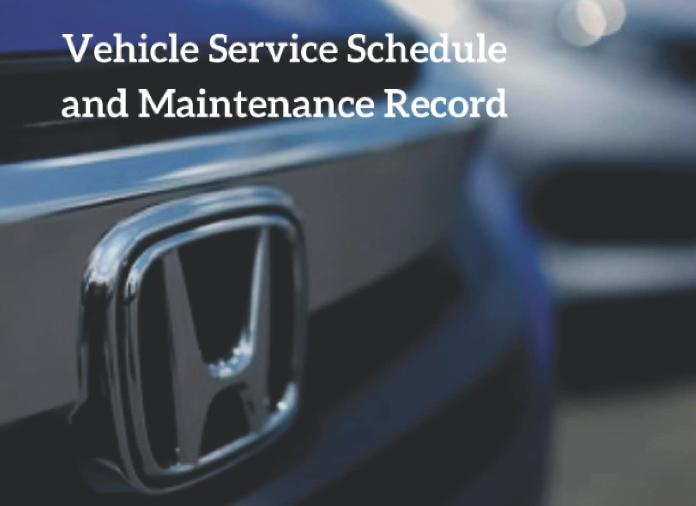 Vehicle Service Schedule and Maintenance Record: Replacement Service History Book image number 1