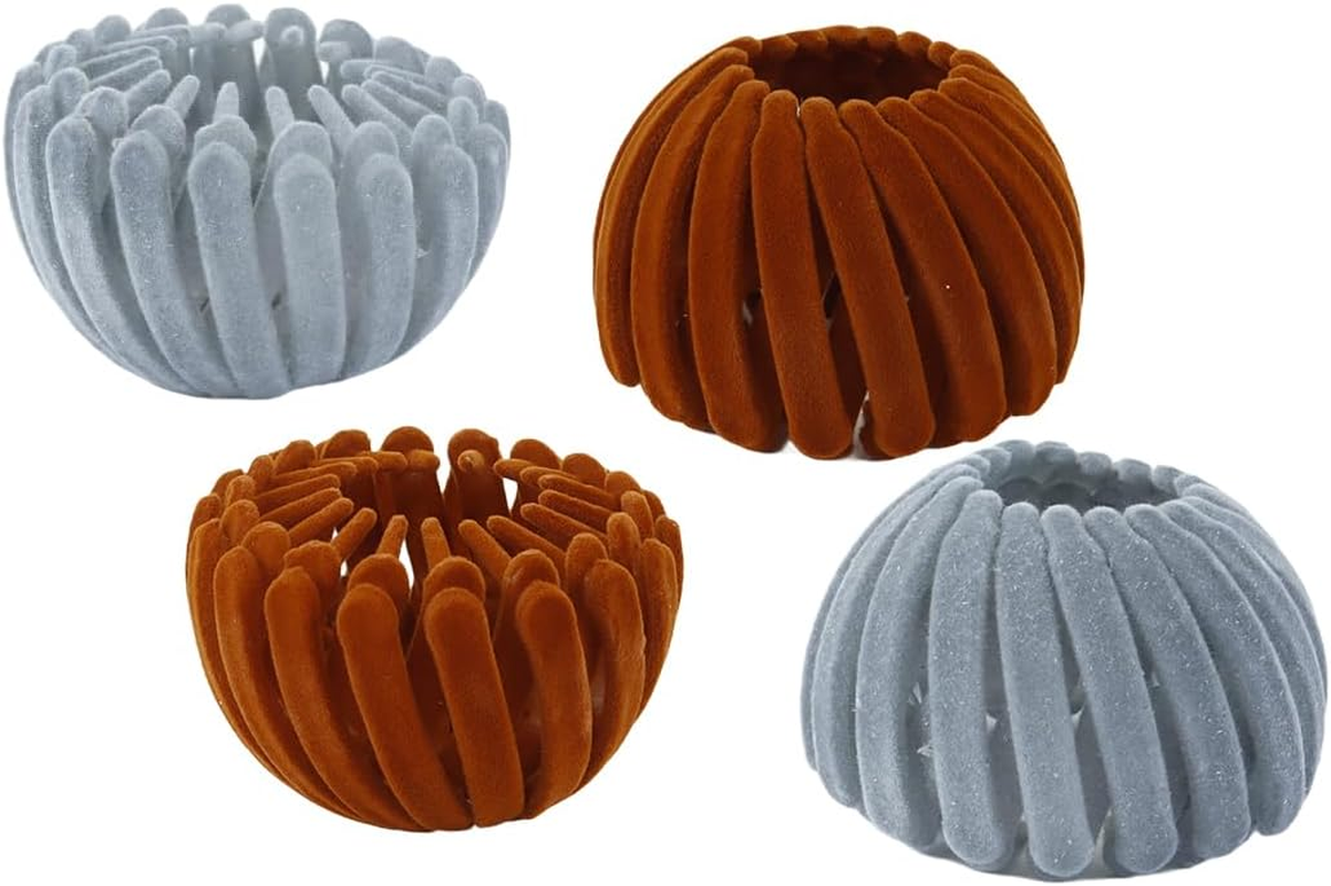 Orivin 8 PCS Elegant Bird Nest Hair Clips, Expandable Knot Maker for Women, Hair Accessories for Women, Flexible Ponytail Holder image number 6