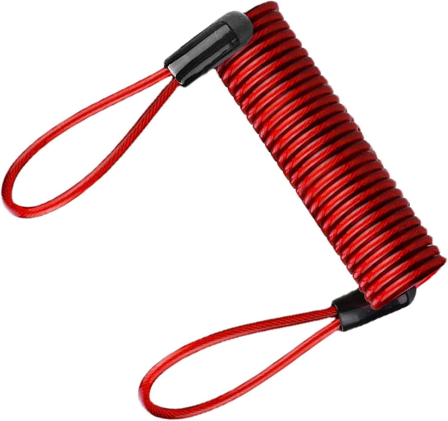 Helmets Lock Cable,Disc Lock Cable for All Kinds of Locks | Disc Lock Reminder Cable, Alarm Lock Security Spring Reminder Cable for Scooter Motorcycle Brake Disc