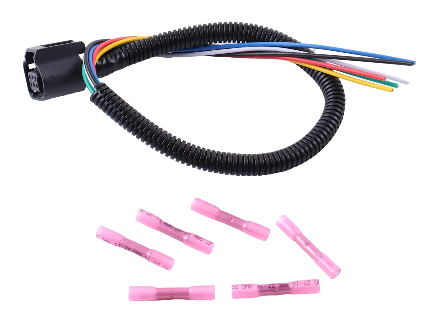 Throttle Housing Wiring Harness Repair Kit 12517602973 Compatible with BMW 550I E60, 650I E63 E64, 750I E65, 750Li E66, X5 4.8I E70, X5 Xdrive48I E70, 4.8L V8 image number 3