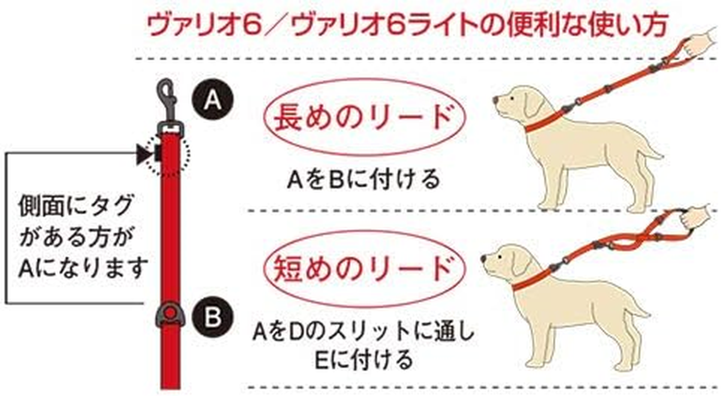 EZYDOG Vario 6 Light Black, for Ultra-Small and Medium Dogs, 78.7 Inches (200 Cm) - Bubblegum image number 3