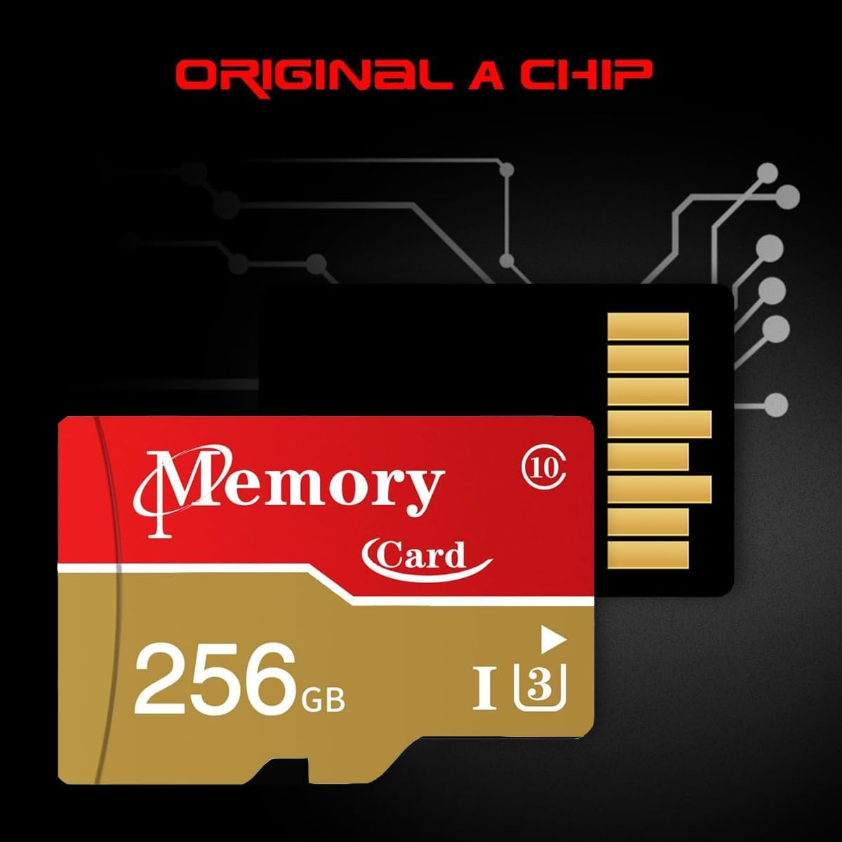 256GB 2 Pack Microxc Card Memory Card A2, UHS-I U3, V30, 4K, Micro Card,Full HD Microsd for Dashcams, Cams, Monitoring image number 4