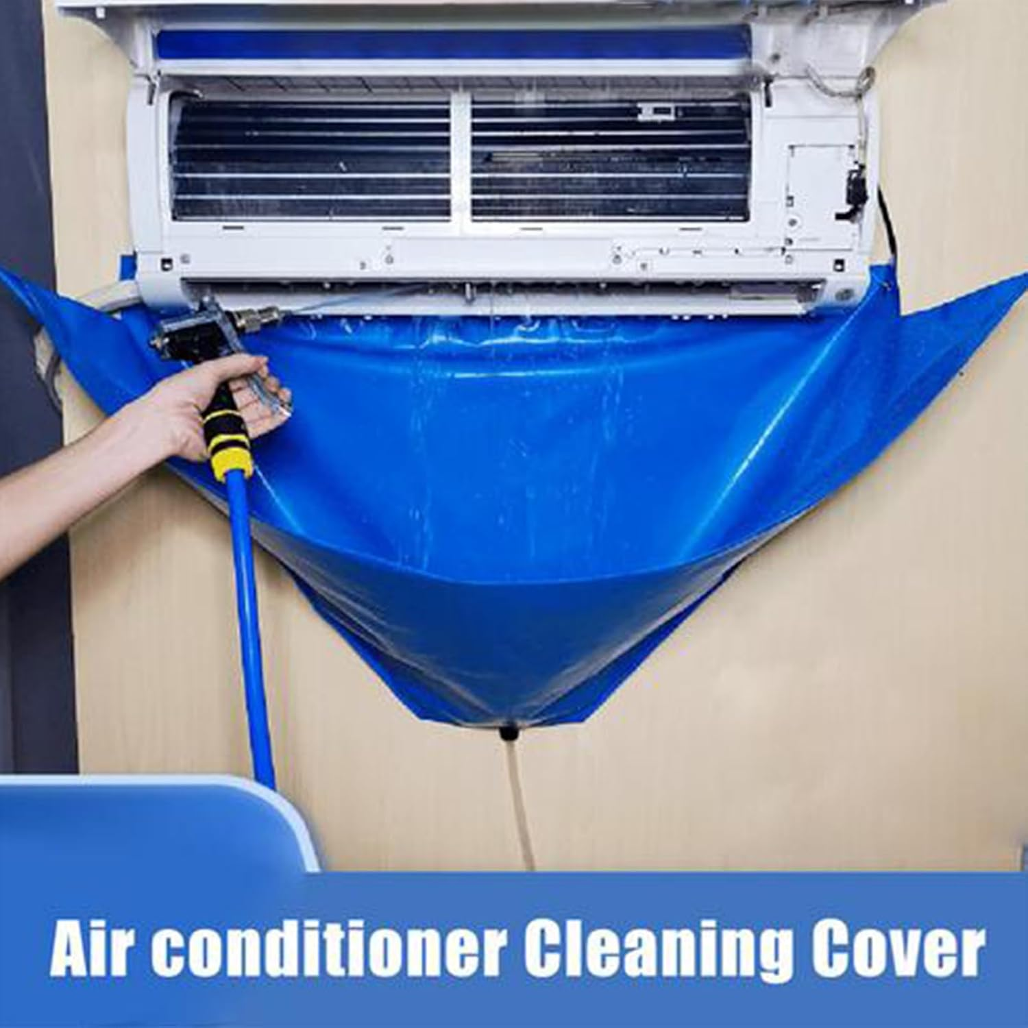 Air Conditioner Cleaning Cover Kit | Waterproof Wall Mounted Ac Clean Protector Kit - Waterproof Split Cleaning Service Bag, Home Air Conditioner