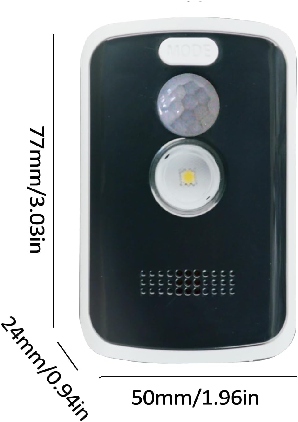 Perimeter Motion Sensor Alarm - Loud Security Alert, Safety Siren | 125Db Personal Motion Sensor for Campsite Protection, Rechargeable anti Theft Alarm, Easy Setup Detector for Outdoor Use image number 3