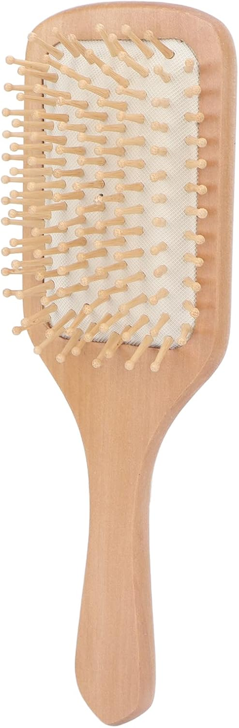 Detangling Brush, Stylish Hairbrush Ergonomic Wooden Soft Teeth Daily Life for Home Hairdressing image number 4