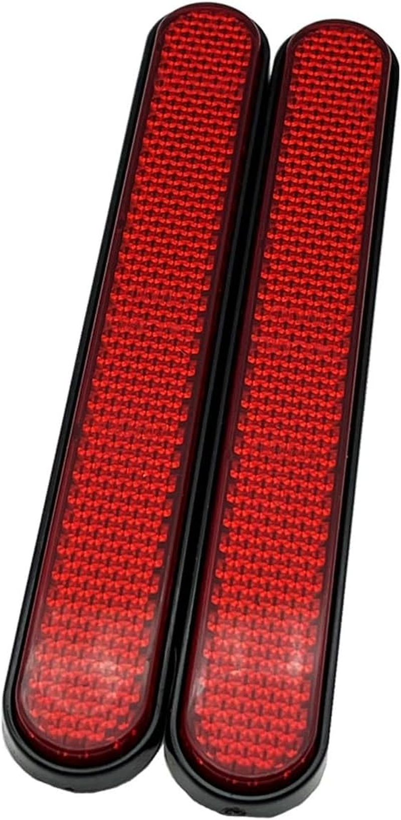 Motorcycle Front Fork Reflector Sticker Lower Legs Slider Saddlebag Reflective Cover Compatible with Dyna Softail Sportster Fatboy(Smoke)