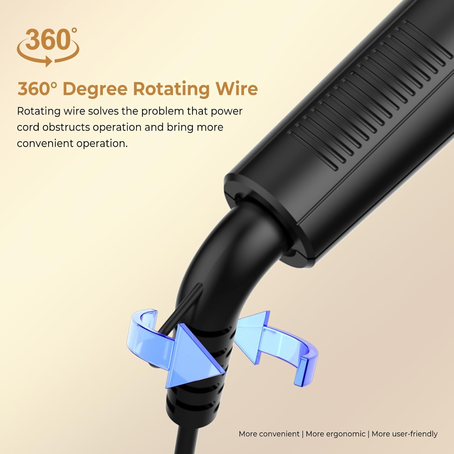 Hot Comb with Keratin Hair Straightening Brush image number 4