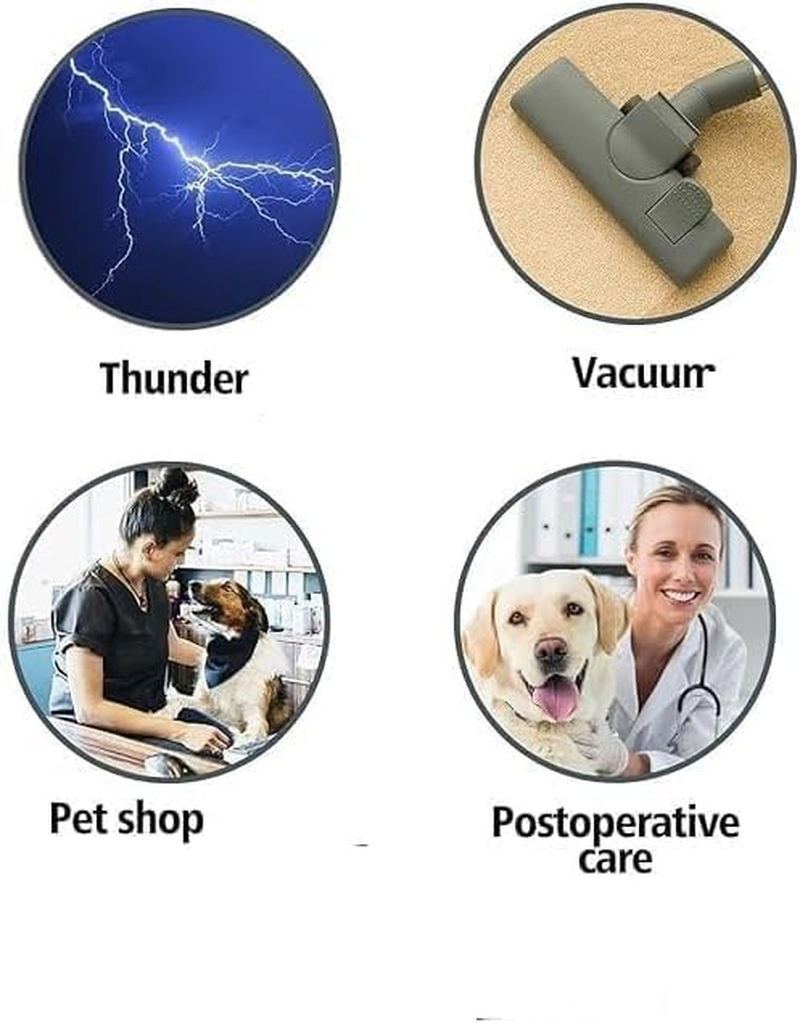 Quiet Ears for Dogs, 2PCS Cat Dog Hoodies Hat for Noise Block Ear Protection and Recovery, the Grooming and Force Drying Miracle Tool for Anxiety Relief & Calming Dogs (Black, M) image number 3