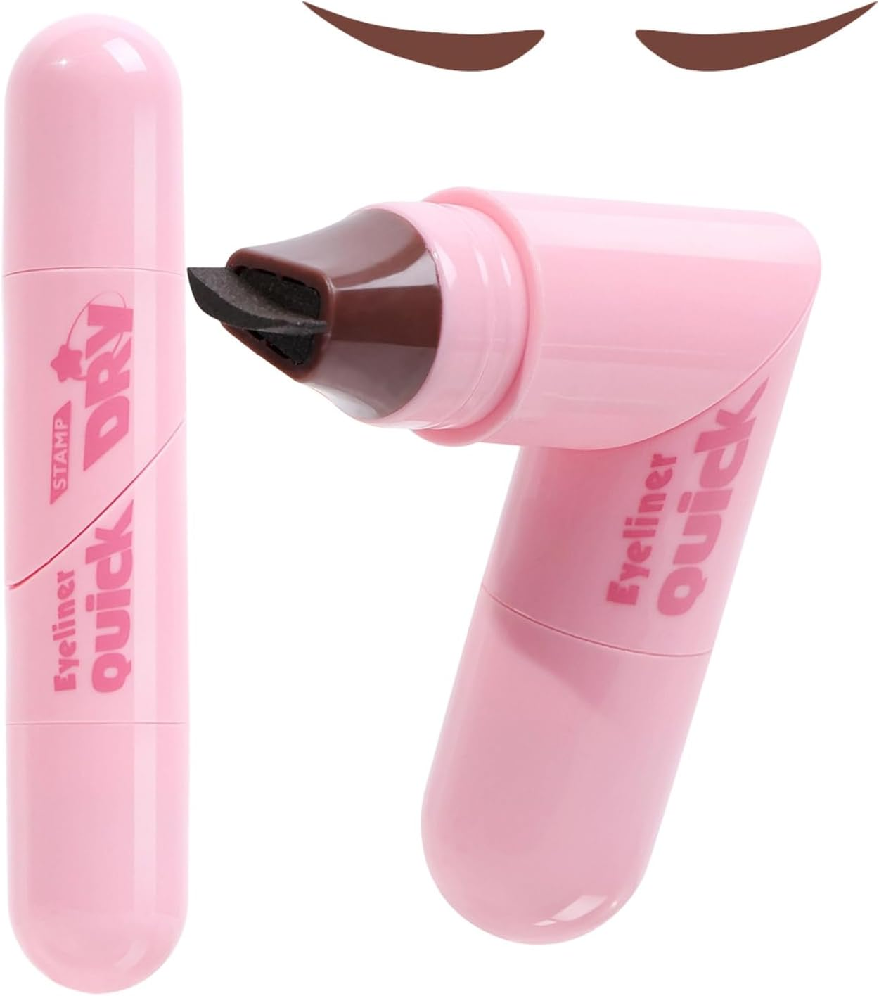 Waterproof Eye Liner Stamp - Professional Double-Ended Beauty Supplies,Rotating Eye Liner Stamp Pen,For Home School Work Offices Date Evening Party Club Festival Wedding Beach Pool Gym