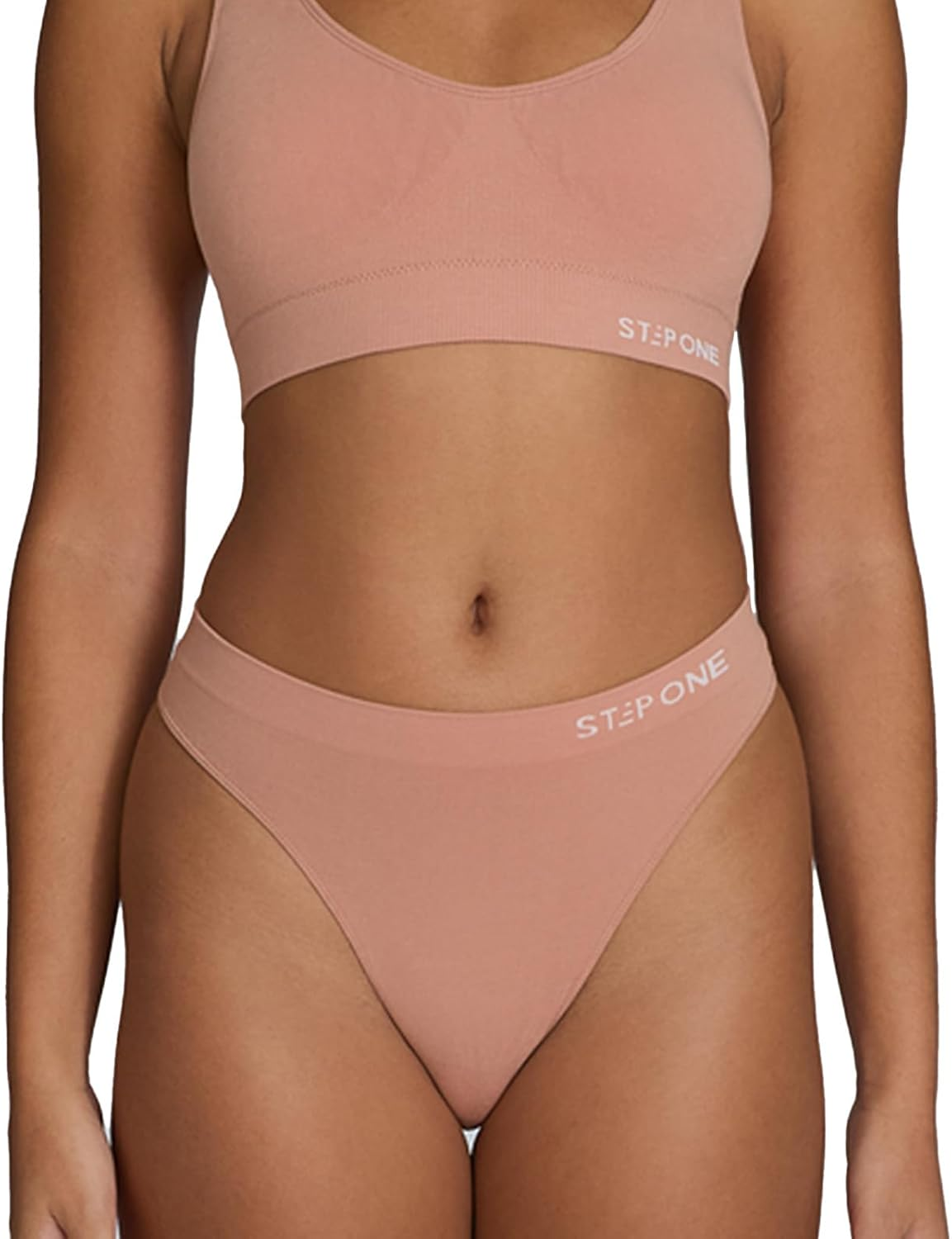 STEP ONE Smoothfit Seamless Thong for Women. Ultra-Soft, Breathable Bamboo Moisture Wicking Underwear Women, No VPL, Hypoallergenic, Everyday Comfort Thong image number 5