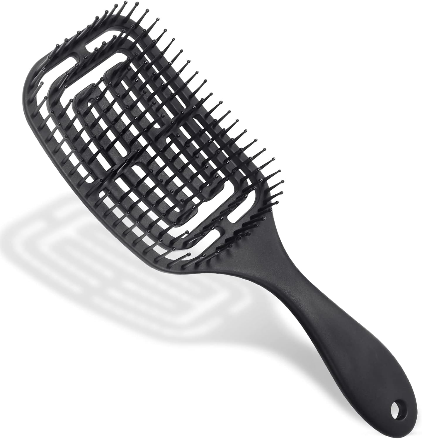 Vinabo Hair Brush, Hair Brush, No Pulling, Detangling Brush, Curls & Long Hair Hair Brush for Wet and Dry Hair, Detangling Massage Brush for Women/Men/Children