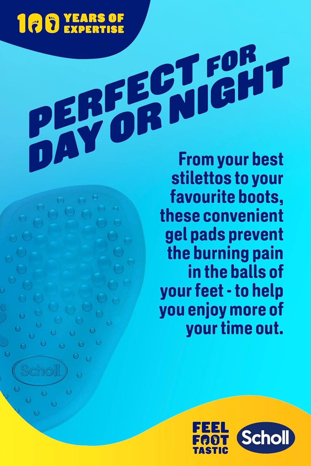 Scholl Party Feet Invisible Gel Heel Cushions image number 5