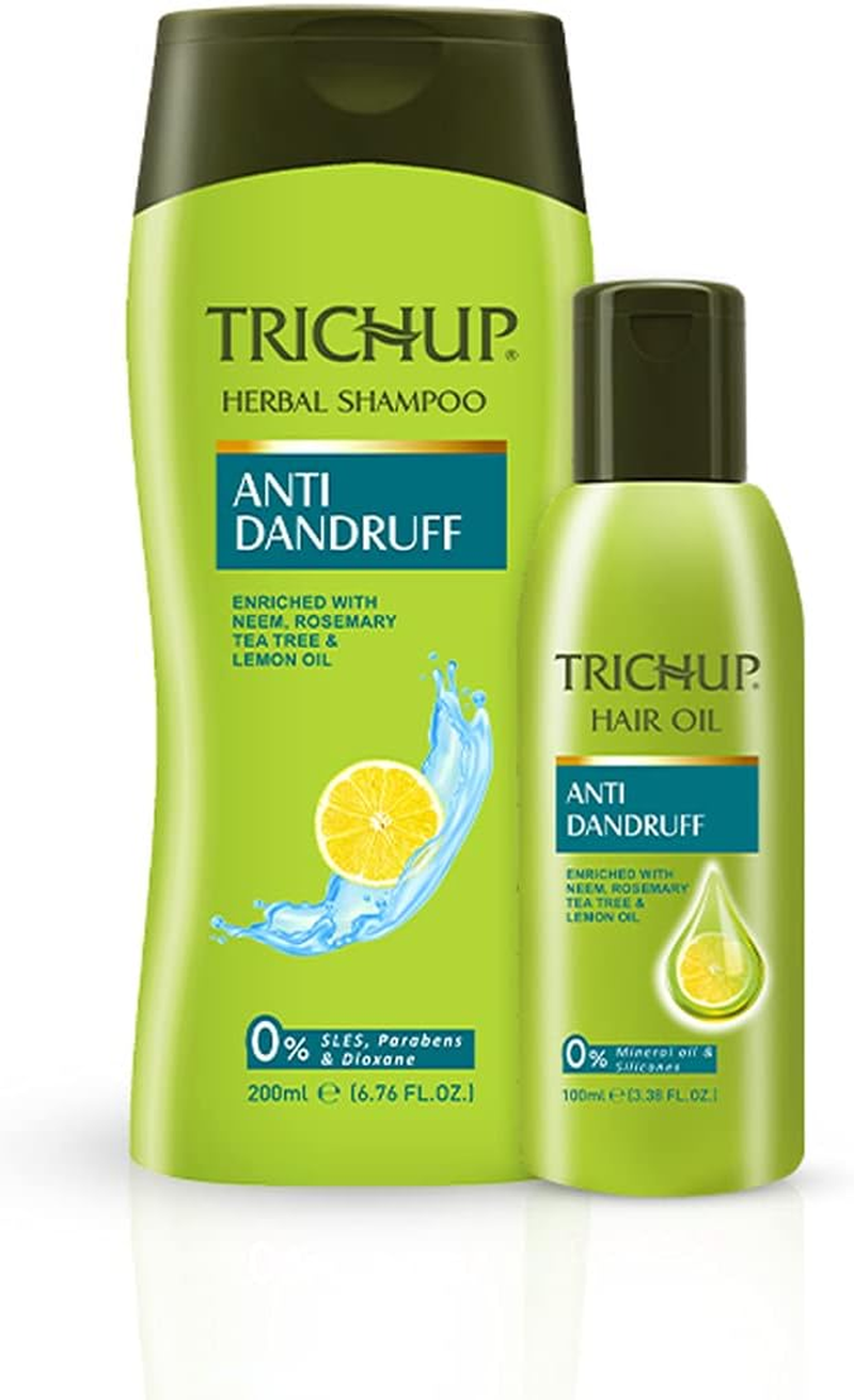 Trichup Anti-Dandruff Kit (Anti-Dandruff Oil (100Ml), Anti-Dandruff Shampoo (200Ml) (PACK of 2) image number 2