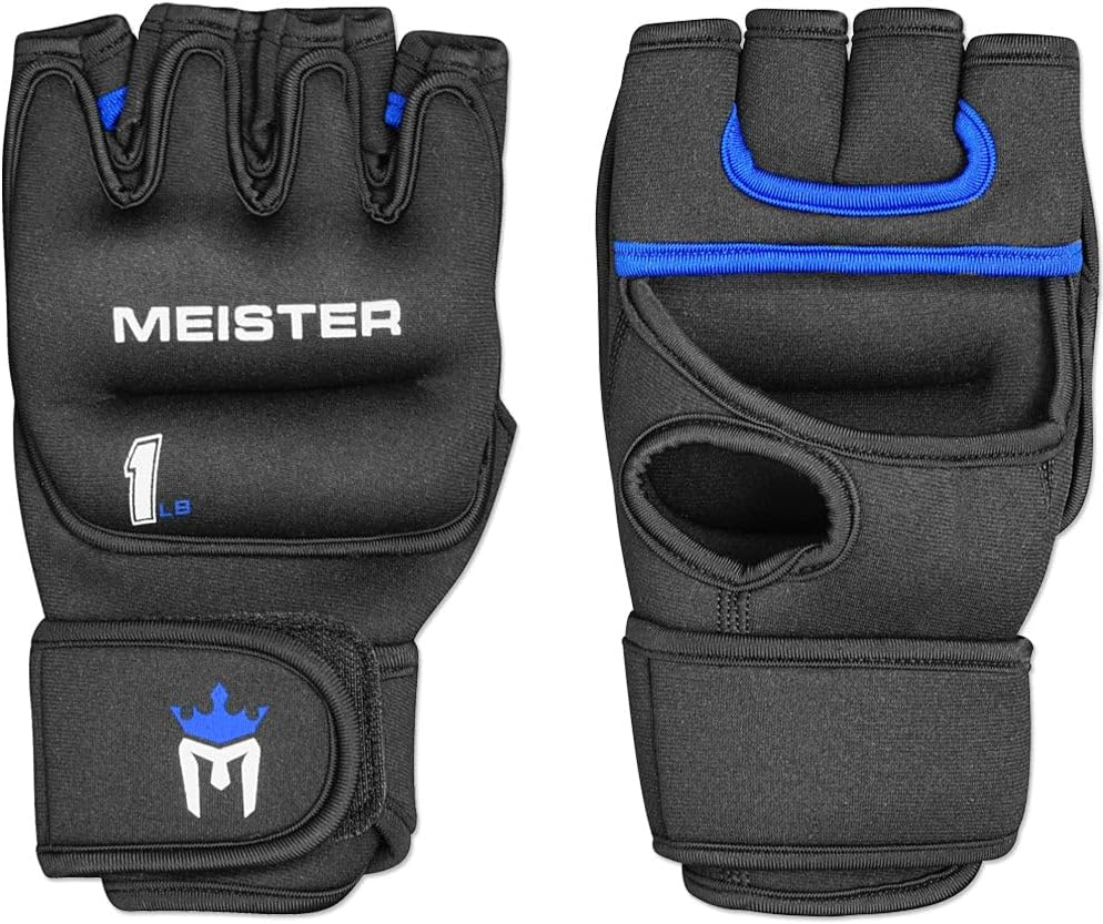 Meister Elite 1Lb Neoprene Weighted Gloves for Cardio & Heavy Hands (Pair) - 1Lb X 2 image number 4