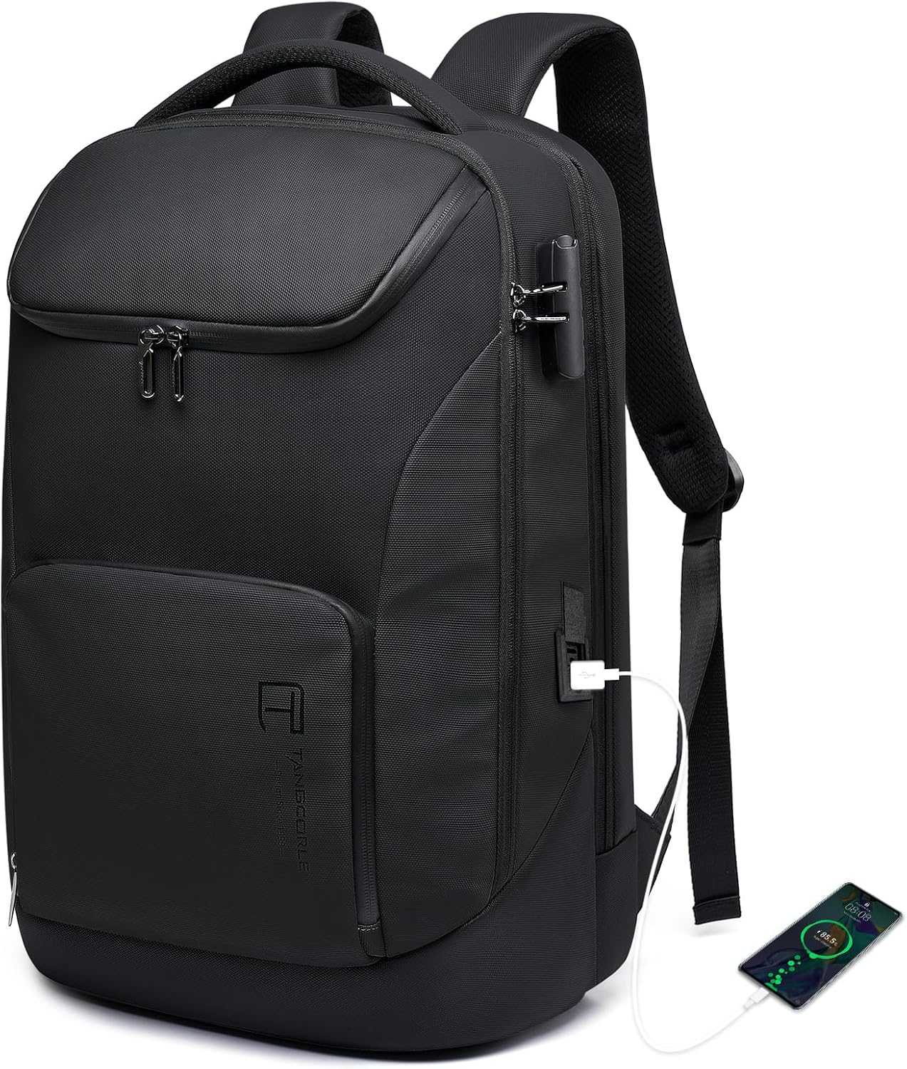 TANGCORLE Travel Carry on Backpack, Expandable 45L for Flight Approved, 17.3" Laptop Water Resistant Backpacks&hellip;