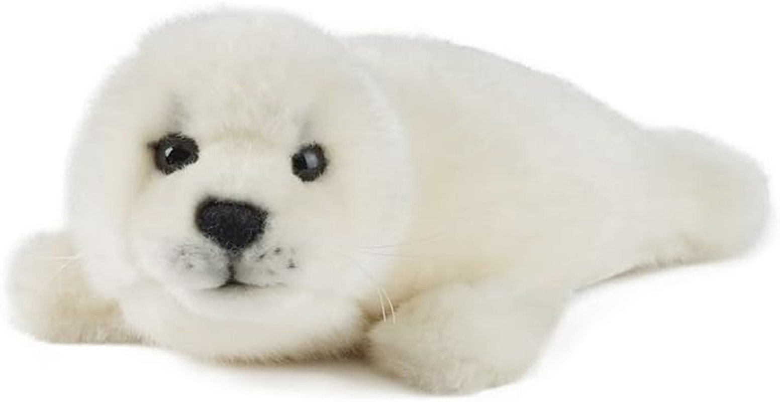 Living Nature Soft Toy, Grey Seal Pup 20Cm, Realistic Plush Marine Animal, Eco-Friendly Stuffed Toy for Kids Collectors, Soft Cuddly Plush for Ocean Lovers image number 1