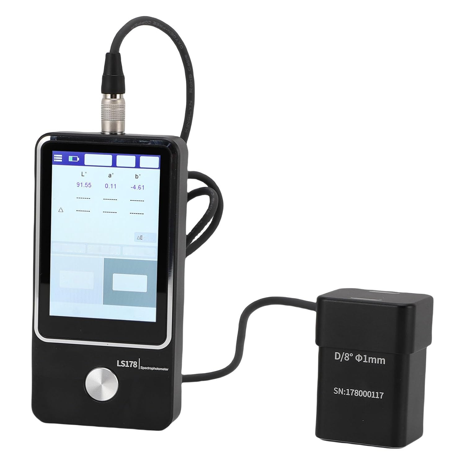 Jectse Full Spectrum LED Light Source Digital Paint Color Meter for Comprehensive Color Matching and Analysis, Professional Colorimeter for QC Inspection image number 6