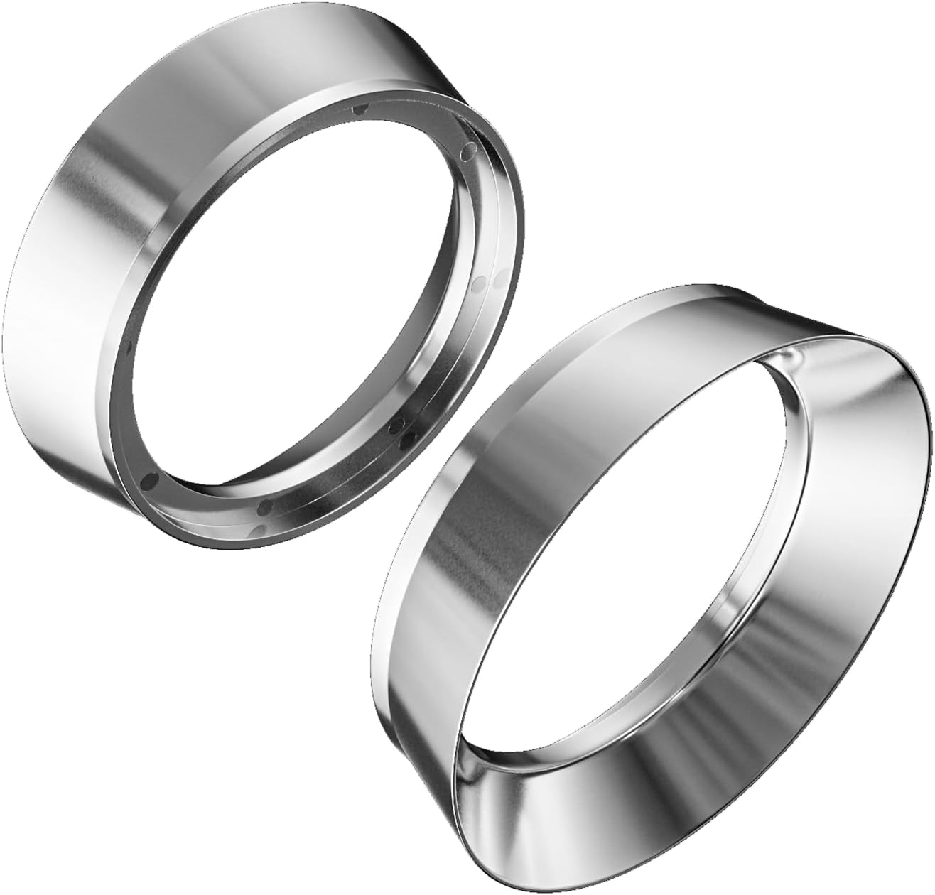 54Mm Magnetic Dosing Funnel V2, MATOW Stainless Steel Espresso Dosing Ring with 8 Magnets Compatible with Breville 54Mm Portafilter image number 2