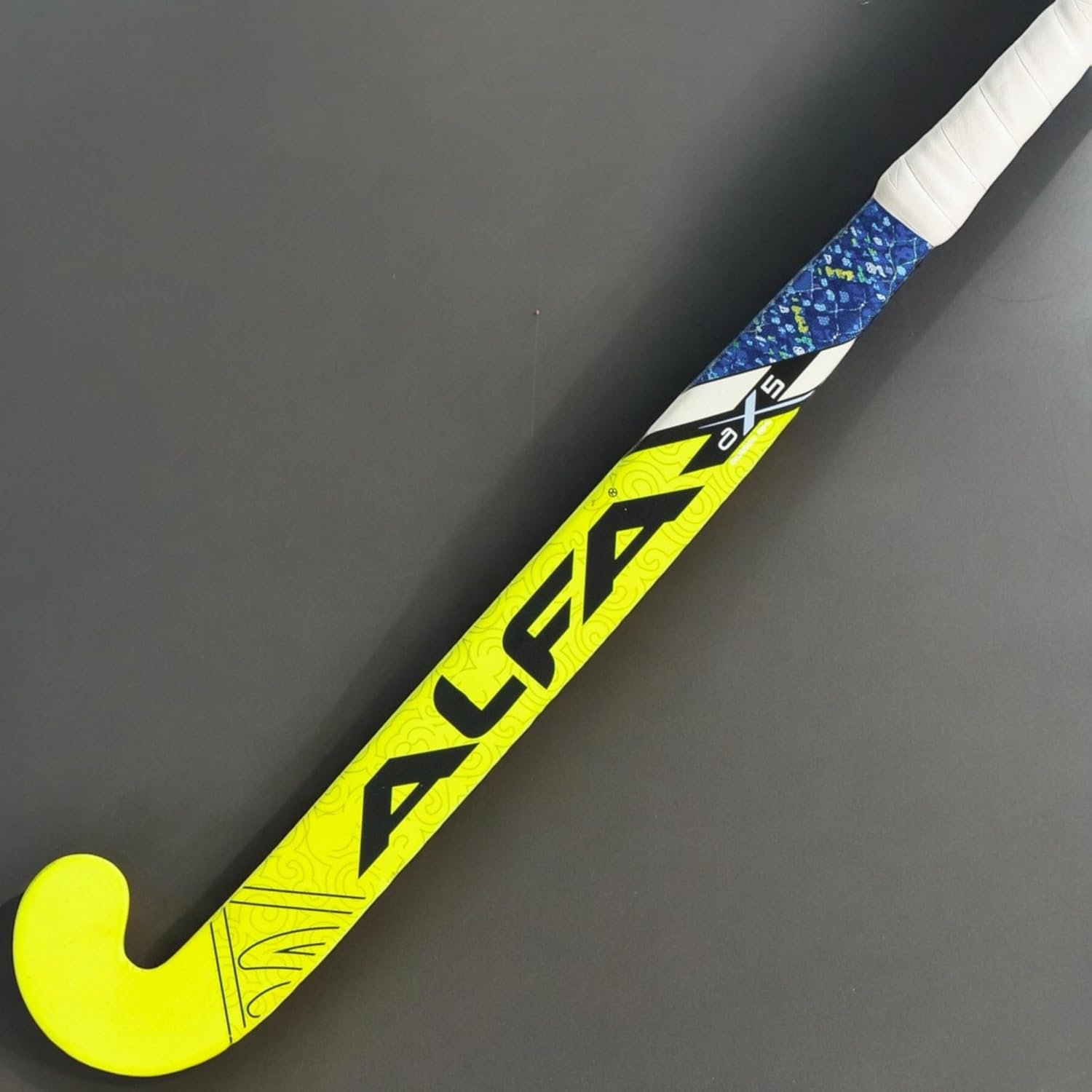 Alfa AX7 Hockey Stick | 70% Carbon Composite | Unisex | Optimised Lightweight Design | Durable High-Performance Stick | Versatile for All Playing Styles | Comes with Stick Bag image number 1