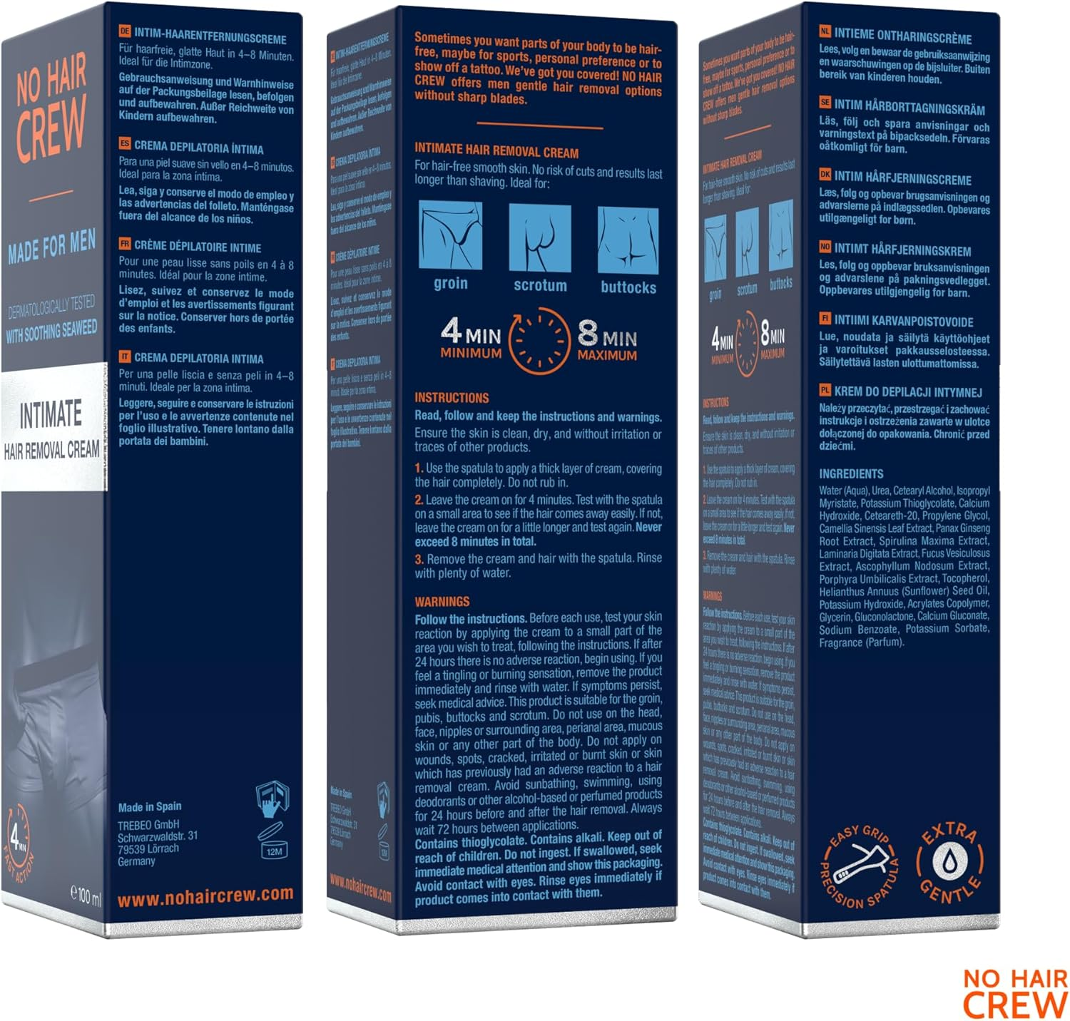 - - Intimate Hair Removal Cream - for Men image number 5