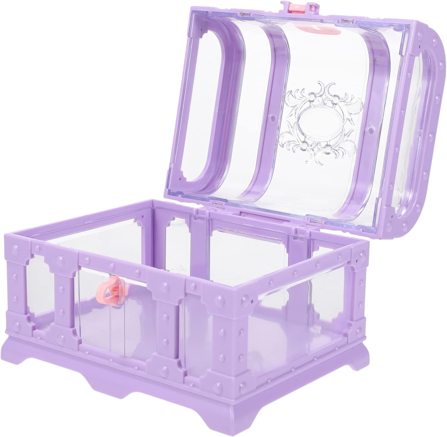 Box Treasure Chest for Durable Storage Box with Lock Vintage Keepsake Case for Jewelry and Collectibles for Pirate Party Decorations and Imaginative Play