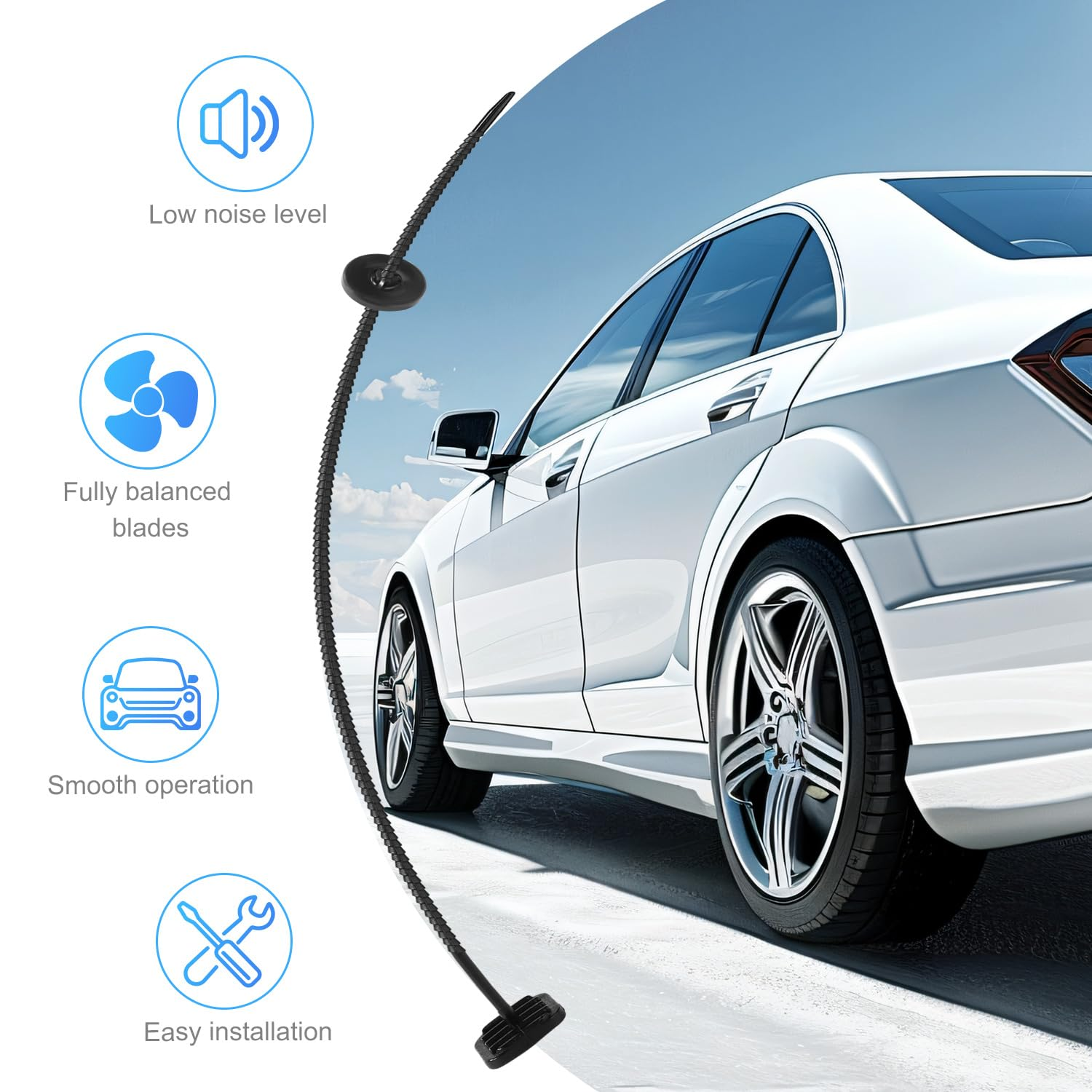 3 Sets/60Pcs Car Fan Mounting Kit, Radiator Cooling Fan Mounting Kit Electric Cooling Fan Mounting Kit Universal Transmission Cooler Installation Kit for Car Vehicle image number 6