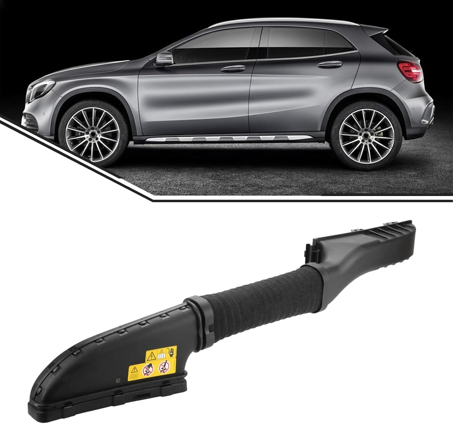 BINB ROAD Car Air Intake Hose Tube 2700900382 2700900100 Compatible with Mercedes-Benz CLA250 GLA250 GLA45 AMG Black image number 2