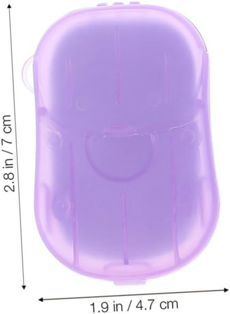 YARNOW 12 Boxes Portable Paper Soap Sheets Travel Hand Soap for Camping Hiking Outdoor Activities in Variety of Scents Convenient Hand Washing and Toilet Cleaning image number 2