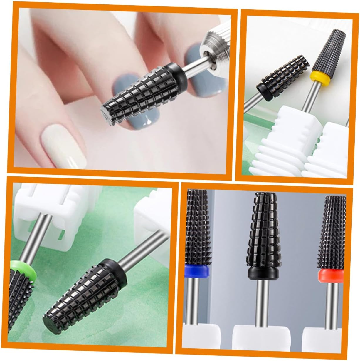 ELAYARD Nail Art Drill Bit for Women Manicure Bits for Nails Precision Shape for Polishing Trimming Salon image number 1