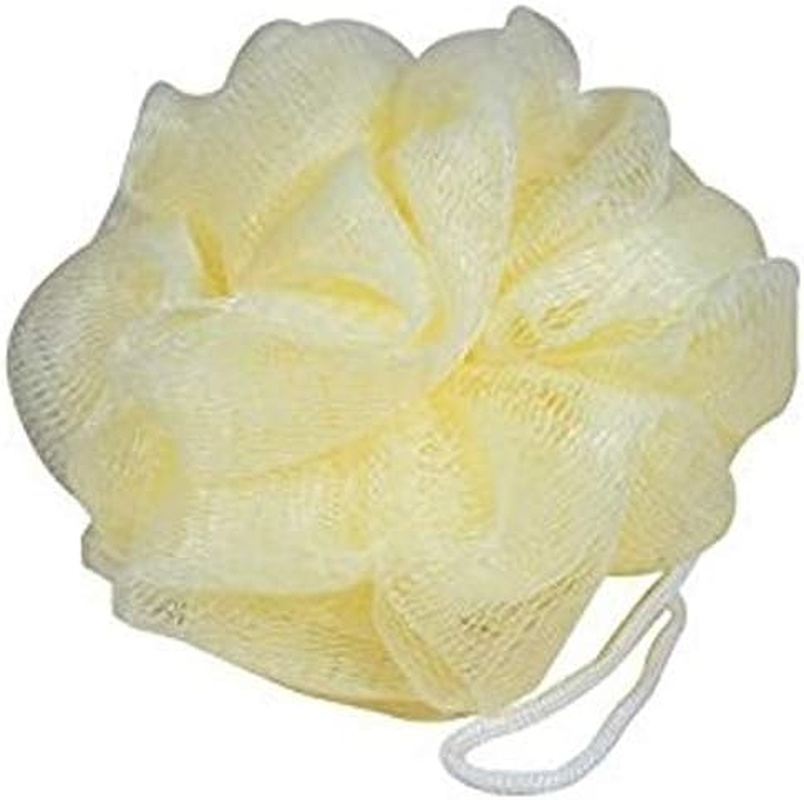 Shelter Super Soft Bath Sponge Fluffy Puffy Loofah (Mellow Yellow) image number 2