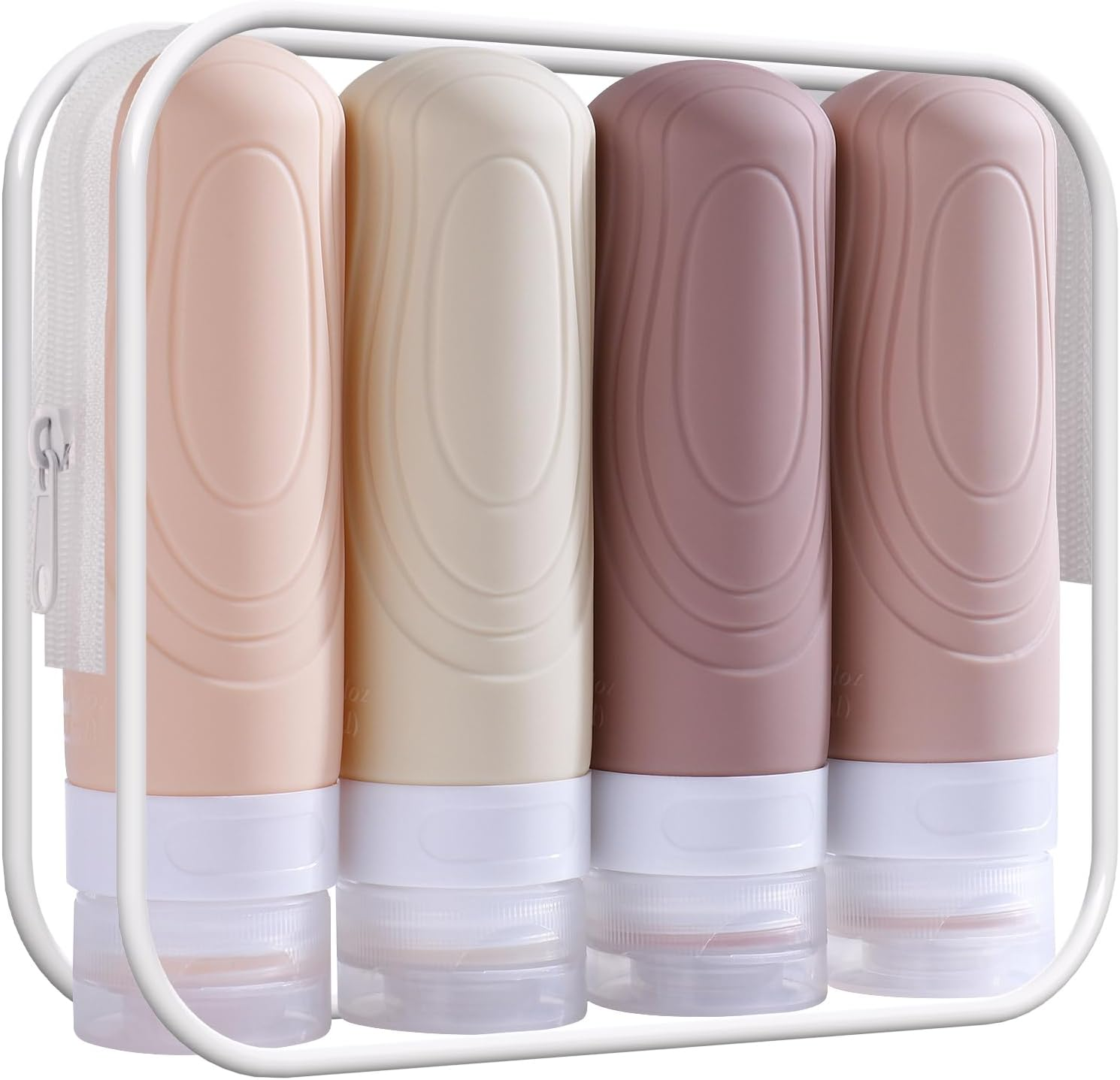 GLAMFIELDS Travel Bottles, Black