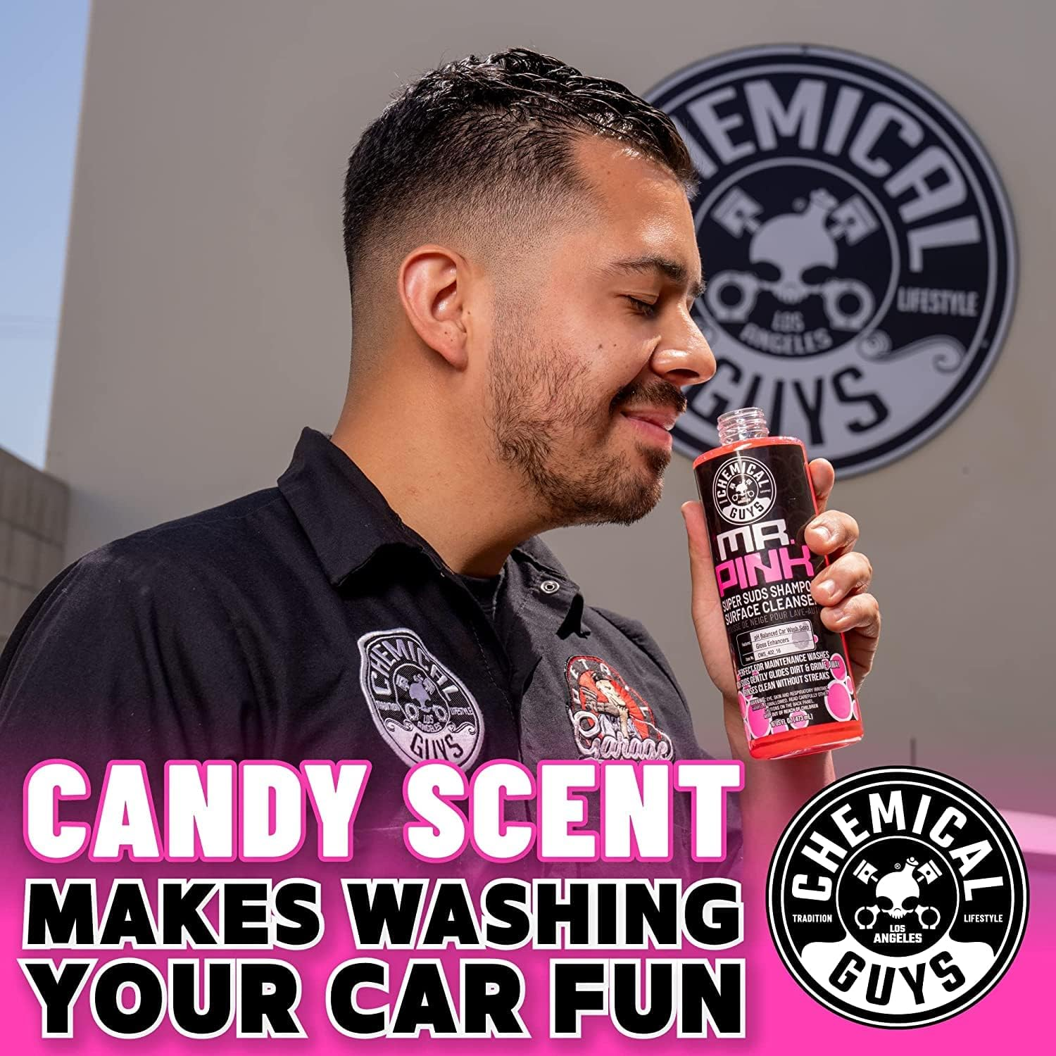 Chemical Guys CWS_402_16 Mr. Pink Super Suds Car Wash Soap and Shampoo (16 Oz)