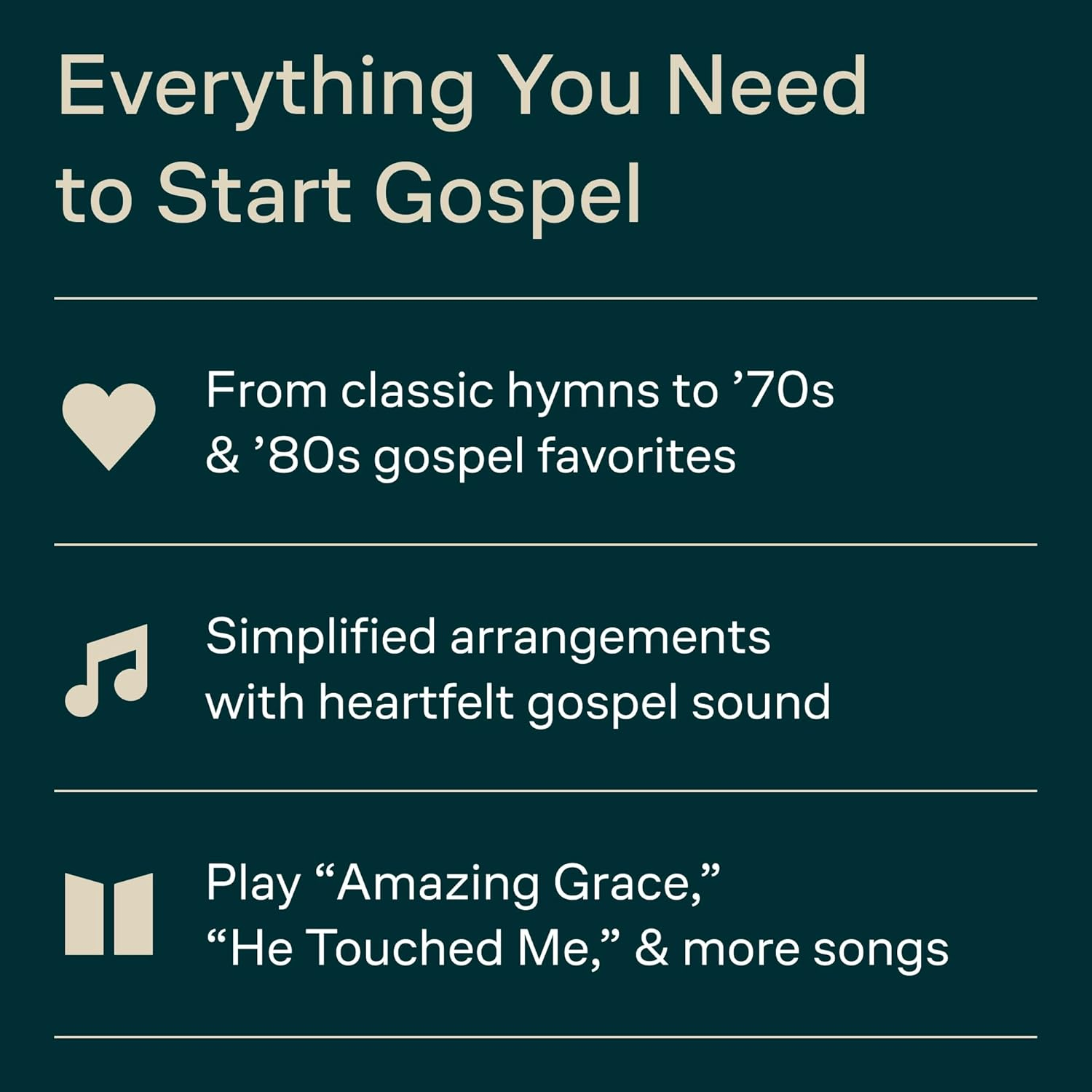 The Easy Gospel Fake Book: over 100 Songs in the Key of "C" image number 4