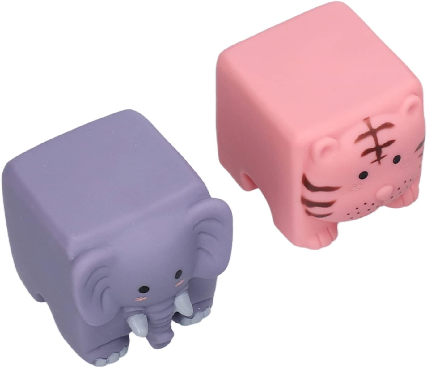 RIZGHWOY Soft Stackable Building Blocks, Cute Cartoon Patterns, Soft Building Blocks for Toddlers and Babies, 6 Pack for Babies, Sensory Toys to Improve Sensory Awareness, Durable Silicone Material image number 3