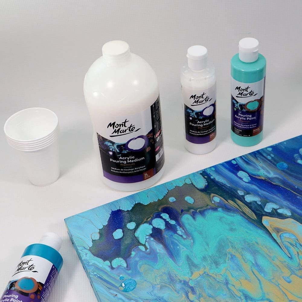 Mont Marte Premium Acrylic Pouring Medium 1 Litre image number 4