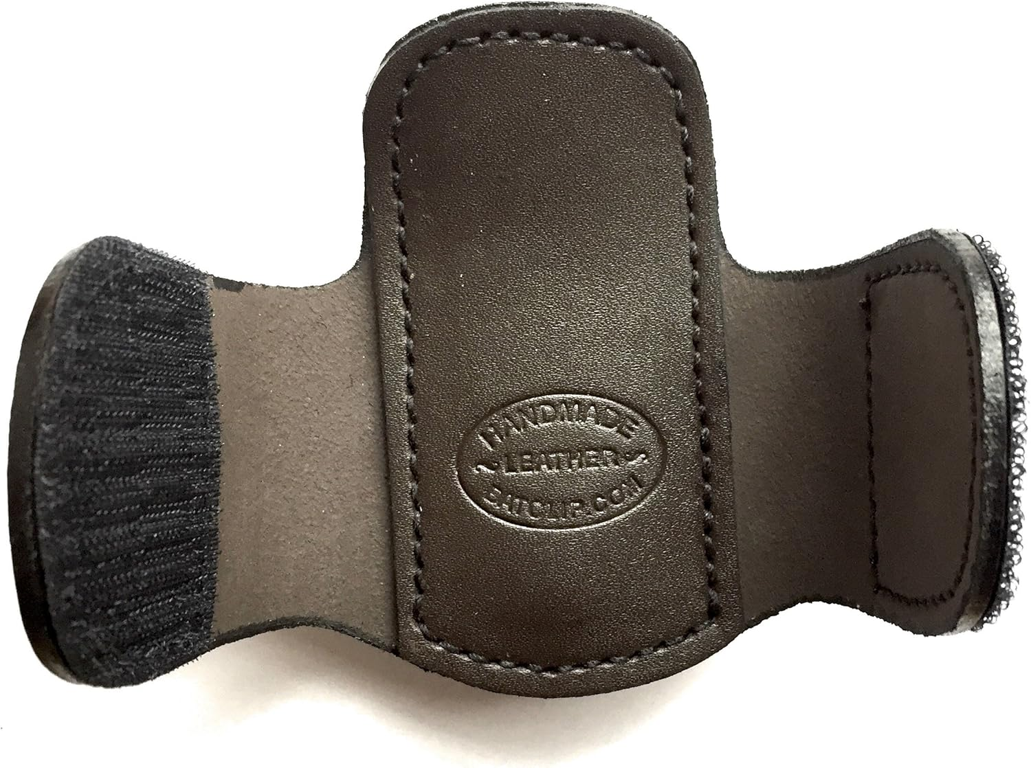 The BATCLIP (Brown) - Premium Leather Handmade Clip-On Stethoscope Hip Holder; No More Neck Carrying, Loss, or Misplacement. Proudly Carry Your High-End Stethoscope with Taste and Style. image number 6