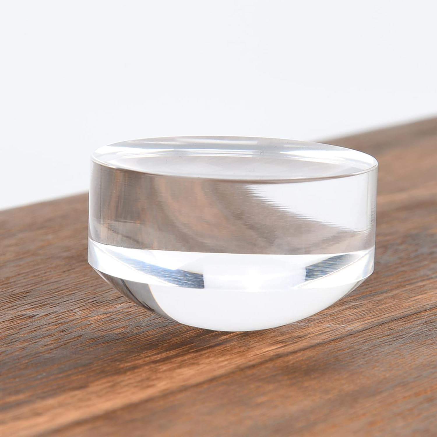 Fdit 8X Acrylic Magnifier Dome, Hands-Free Reading Magnifier for Books, Maps & Small Print, Portable Paperweight Lens for Newspapers, Crafts & Home Office image number 6