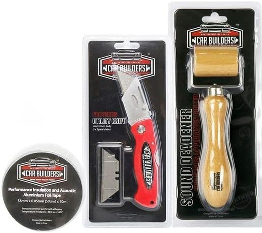 Car Builders Sound Deadener Install Kit, Black image number 1