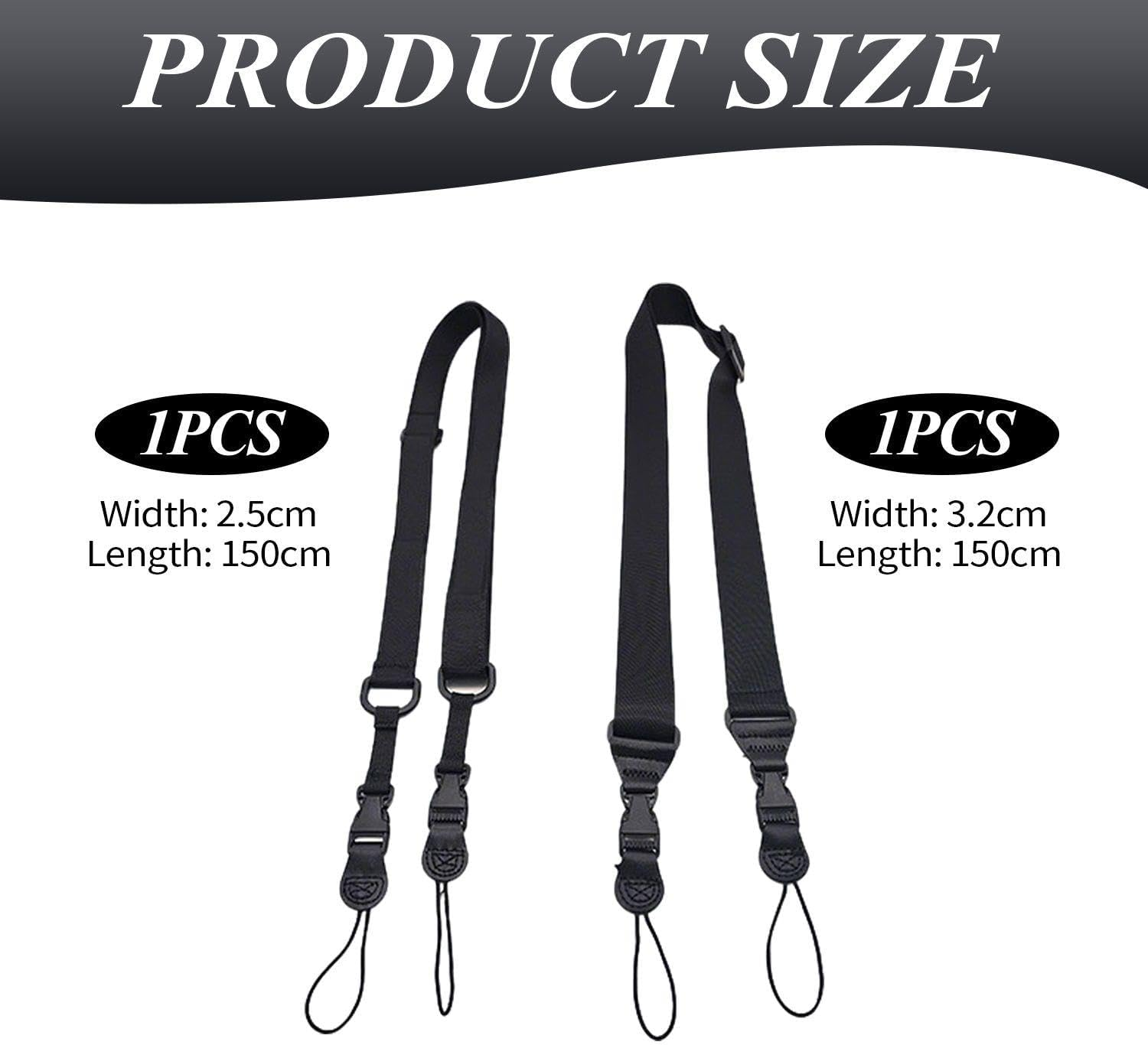 CHROMACRAFT Pack of 2 Tablet Straps, Adjustable Shoulder Straps, Portable Straps, Nylon Straps, Suitable for Tablets, Bags, Cameras image number 1