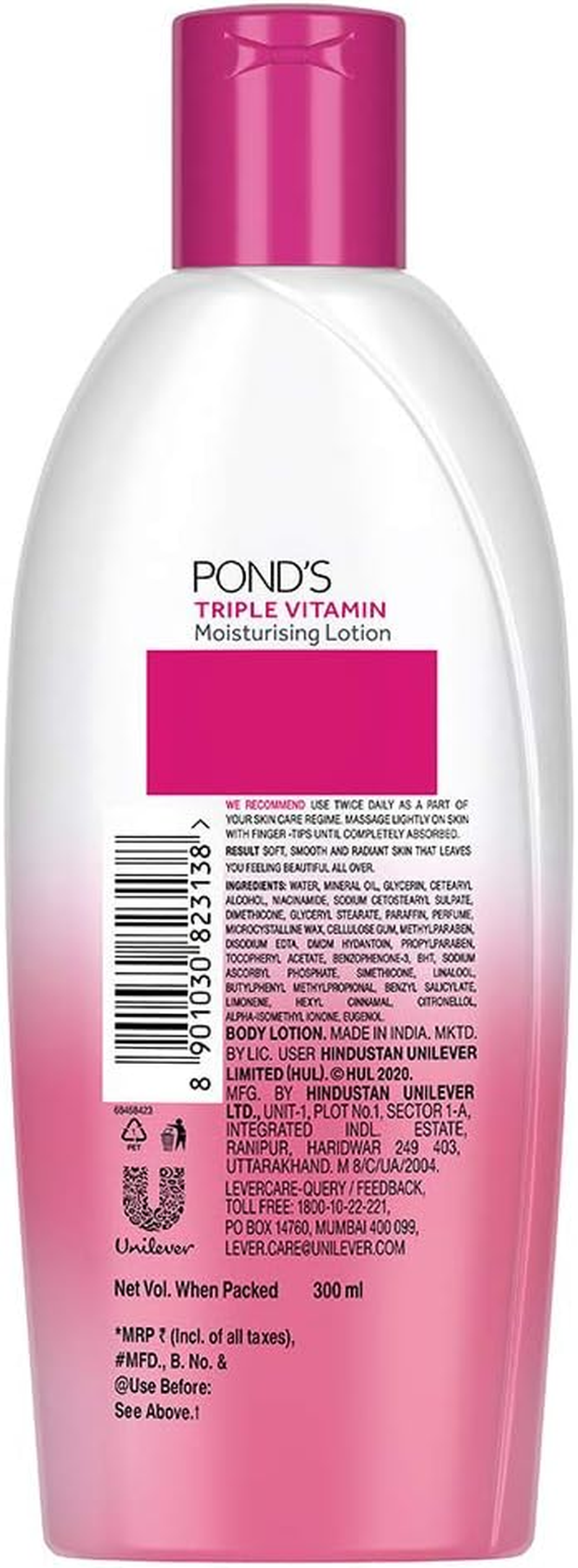 POND'S All Triple Vitamin Moisturising Body Lotion, 300 Ml