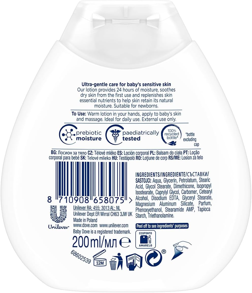 Dove Baby Body Lotion Rich Moisture 200Ml image number 2
