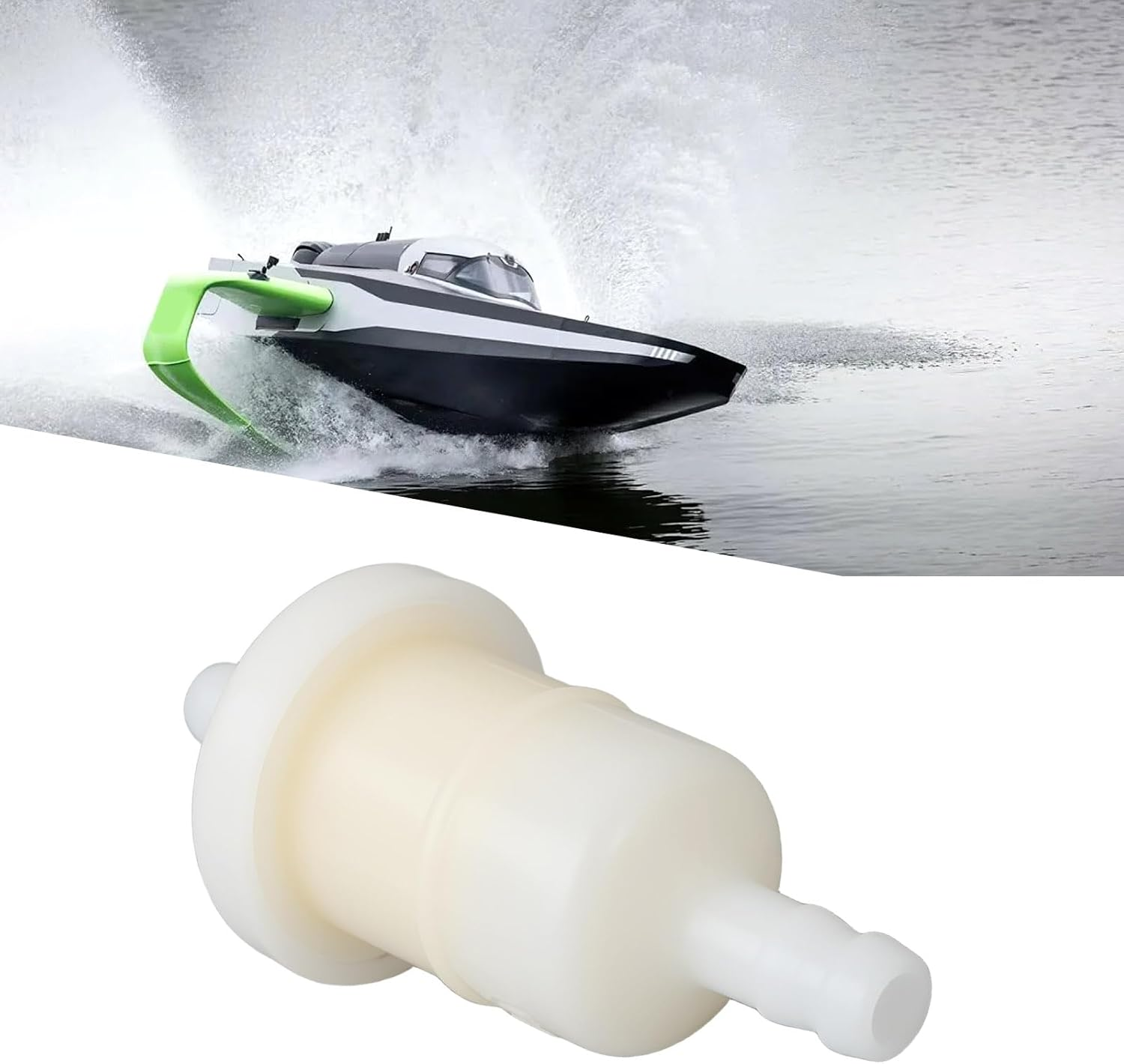 VGOL 2Pcs Marine Engine Fuel Filters 16910-ZV4-015 Compatible with Honda BF Four Stroke Outboard Engine image number 2