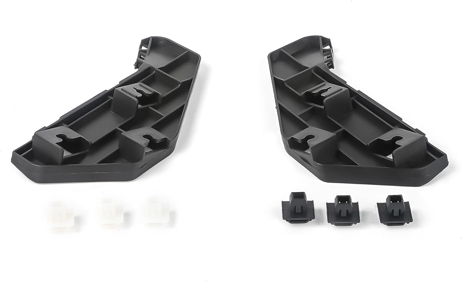 Front Bumper Bracket Retainer Support Compatible with 2002-2006 Honda CRV 71193-S9A-000 71198-S9A-000,Left and Right Side Front Bumper Retainer Brackets, 2 PCS