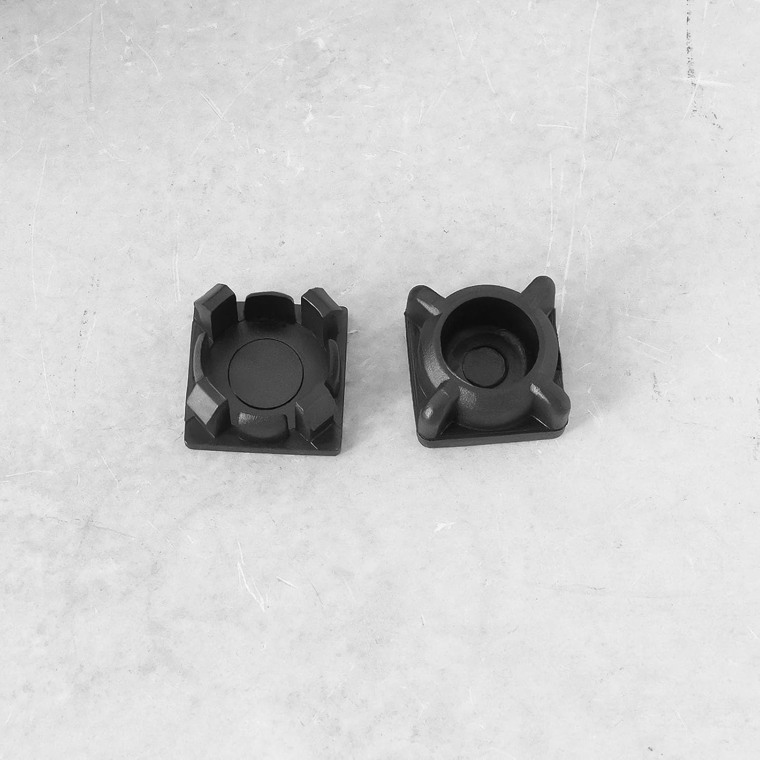 16Pcs Rubber Feet Screw Cover Console Accessories Compatible with Playstation 2 Fat Compatible with PS2 Fat Console System Black image number 2