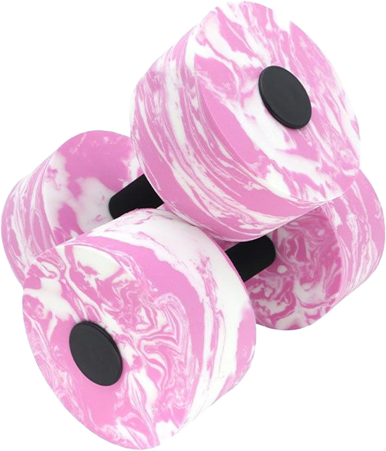 Water Dumbbells, Set of 2 EVA Aquatic Fitness Dumbells Pool Resistance Water Weight Aerobics, High-Density Foam Pool Fitness Barbells Hand Weights Exercises