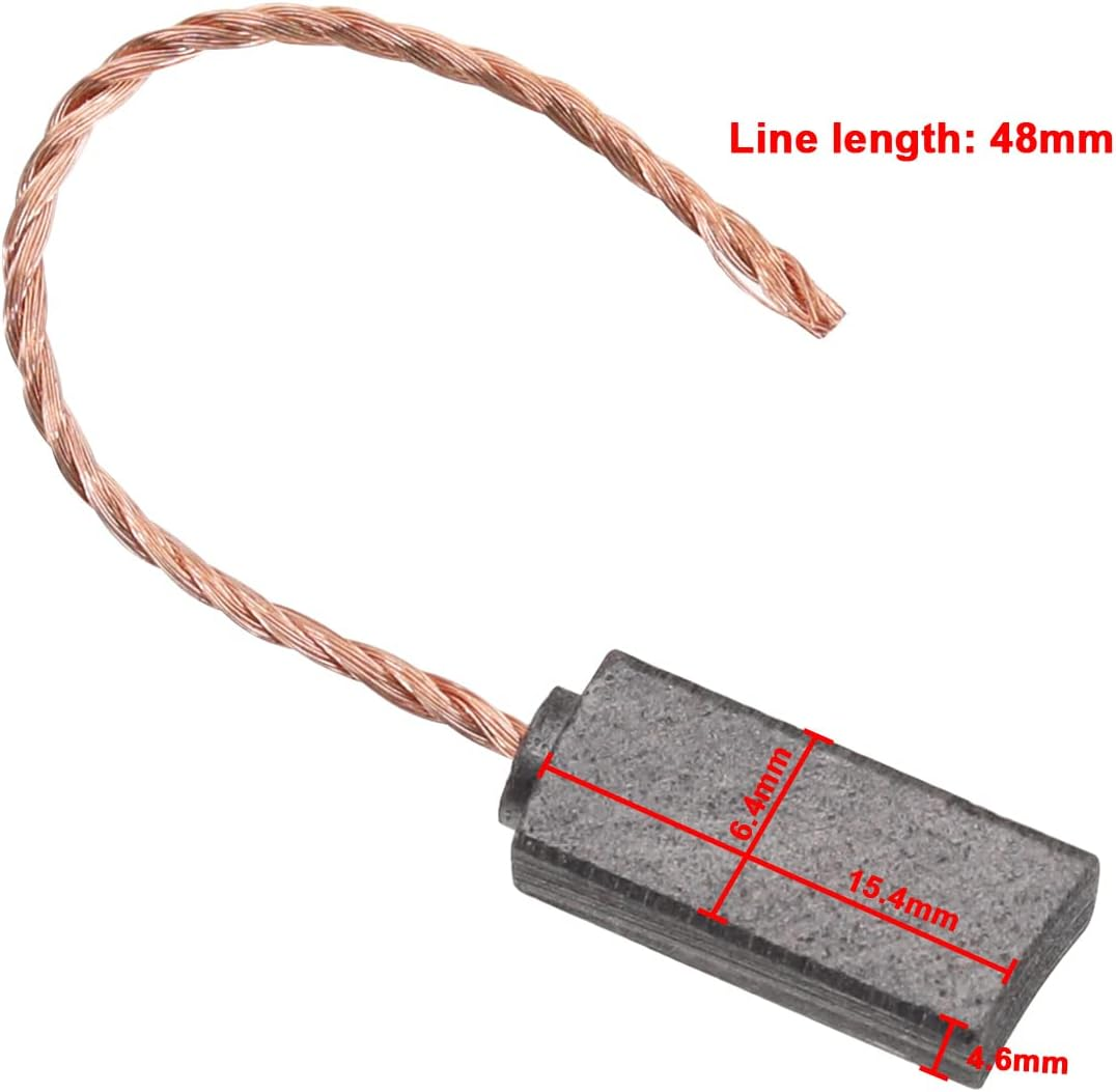 Emagtech 2 Pair Carbon Brush Replacement Compatible with Valeo ALTERNATOR PX602 PX60 092950 300722 92950 Alternator Brushes Car Accessories image number 3