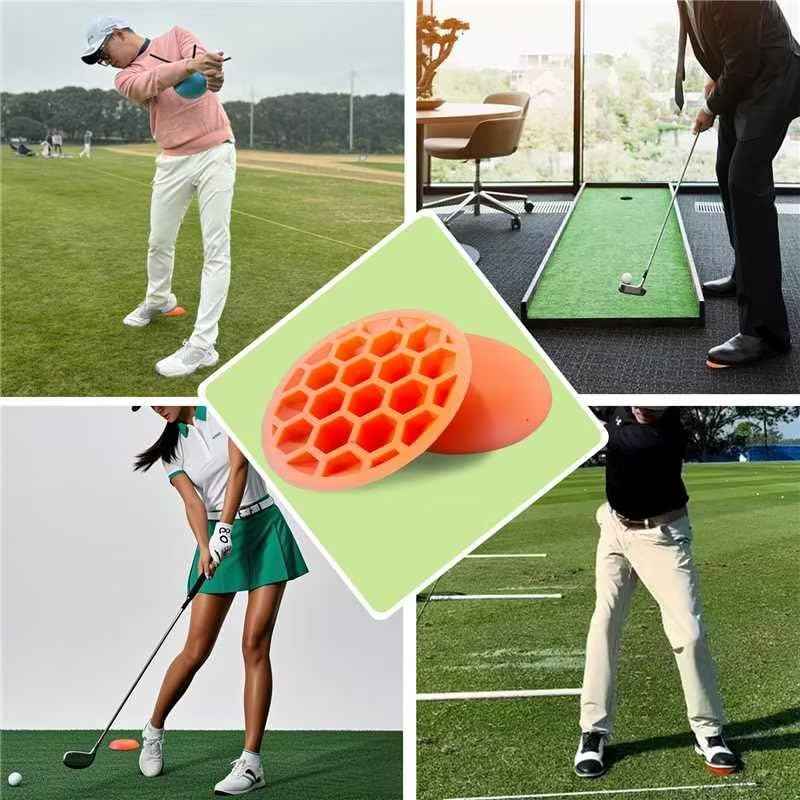 Golf Physical Strength Pad Force Plate | Rubber Force Pedal Exerciser Step Pad for Golf Swing - Golf Accessories for Improved Golf Game, Golf Teaching & Training Aid for Club Practice Equipment image number 5