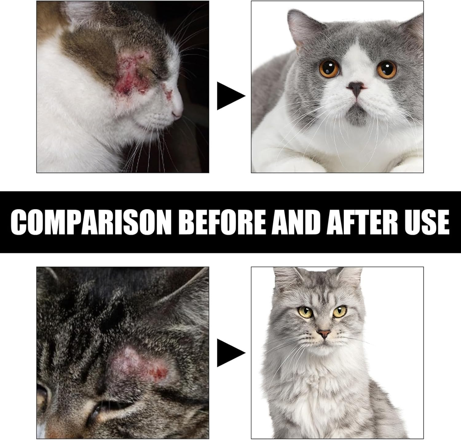 Pet Itch Relief Spray - Natural Anti-Itching Ringworm Spray - Safe Non-Irritating Pleasant Smell Pet Care Spray for Cats, Birds, Hamsters, Dogs Maijia