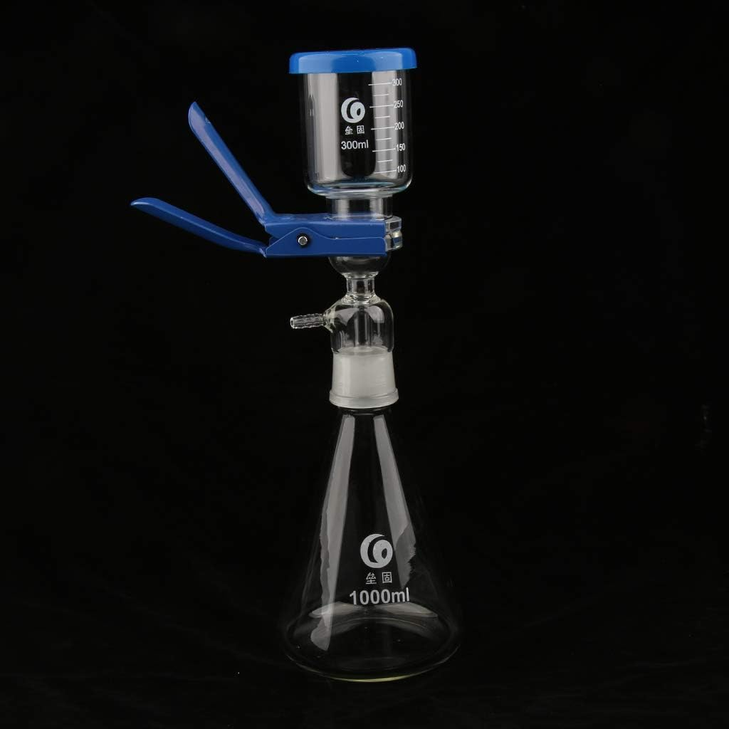 New 1000Ml Filtration Apparatus Lab Filtering Unit with Funnel and Clamp image number 4
